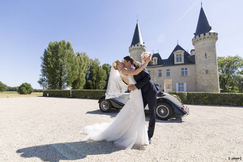 Assurance mariage dans un château
